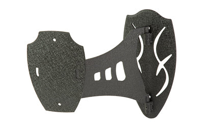 Skull Hooker Single Shoulder Trophy Mount, 8" Swing Arm, 180° Swivel, Holds Up to 35 lbs, Black Powder Coat SKH-SSM-BLK