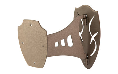Skull Hooker Single Shoulder Mount with 8-Inch Swing Arm, Brown Powder Coat Finish SKH-SSM-BRN