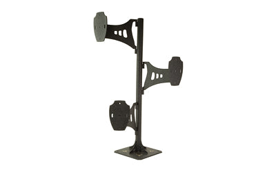 Skull Hooker Short Trophy Tree for Up to 3 Shoulder Mounts, Black Powder Coat SKH-STTSM-BLK