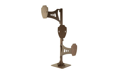 Skull Hooker Short Trophy Tree for Up to 3 Shoulder Mounts, Brown Powder Coat SKH-STTSM-BRN
