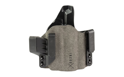 Safariland INCOG-X IWB Holster for Staccato CS/C/P with Light and Red Dot, Suede Boltaron, Gray, Right Hand 1336043