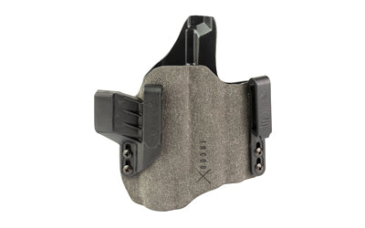 Safariland INCOG-X IWB Holster for Staccato P with Large Light and Red Dot, Suede, Gray, Right Hand 1337170