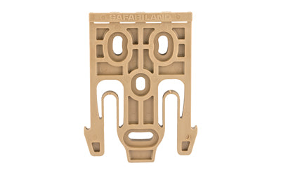 Safariland 6004-19 Quick Locking System Holster Fork, Single Kit, Coyote Brown Finish