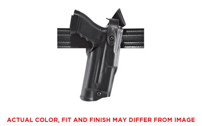 Safariland 6360 ALS/SLS Mid-Ride Duty Holster, Glock 19/23 with SureFire X300U/Streamlight TLR-2, Right Hand, Plain Black