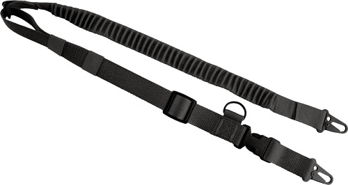 US Tactical C3 2-to-1 Point Shock Webbing Sling 37-55" Black