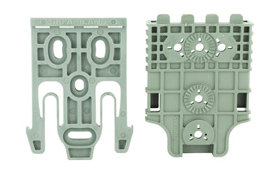 Safariland Quick Locking System Kit, QLS 19 Locking Fork & QLS 22L Receiver Plate, Foliage Finish