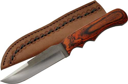 SZCO Sawmill 5.5" Hunter Blade Knife Made From a File