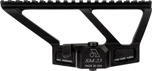 Arsenal SM-23 7.625" Picatinny Rail Optic Mount Black CNC Machined