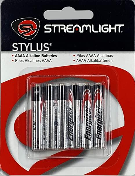 Streamlight AAAA Batteries for Stylus Penlight 6-Pack