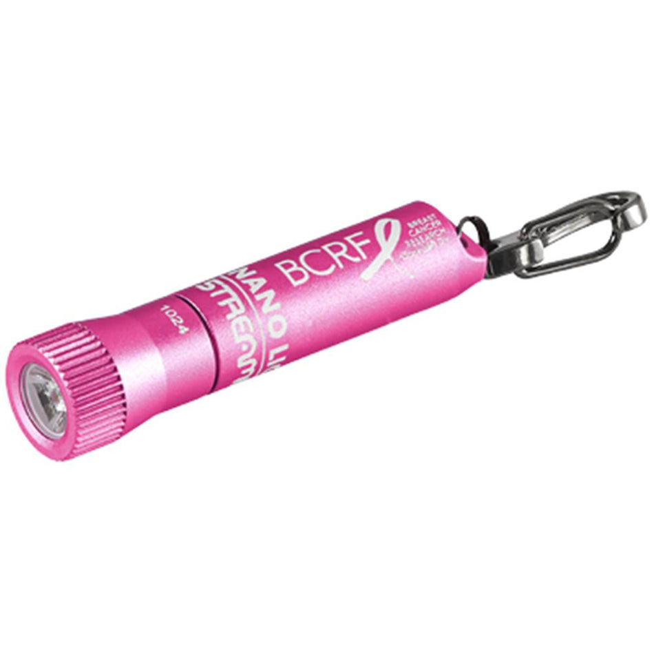 Streamlight BCRF Nano Light II Keychain Flashlight 20 Lumen Pink