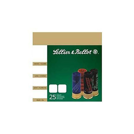 Sellier & Bellot (S&B) SB12BSC Hunting Buckshot 12 Gauge 2.75" 1-1/4oz 00 Buck Shot 1181 fps