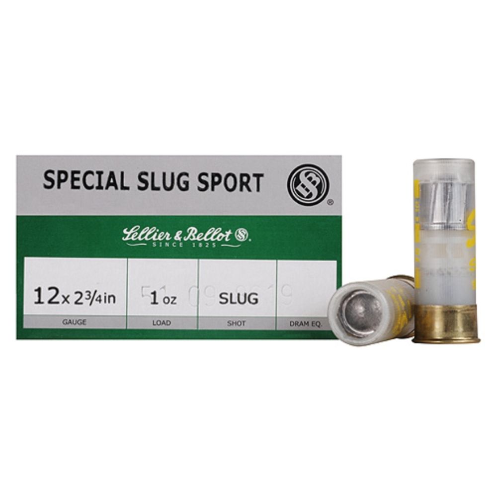 Sellier and Bellot Special Sport Rifled Slug 12 Gauge 2.75 in / 2.75 in Slug 1 oz