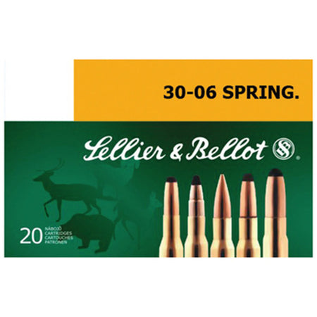 Sellier and Bellot Rifle .30-06 Springfield 147 gr FMJ ammo