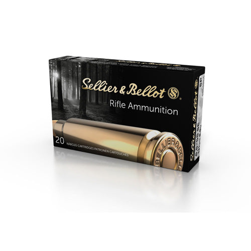 Sellier and Bellot Rifle 6.5x55mm Swedish 131 gr JSP ammo