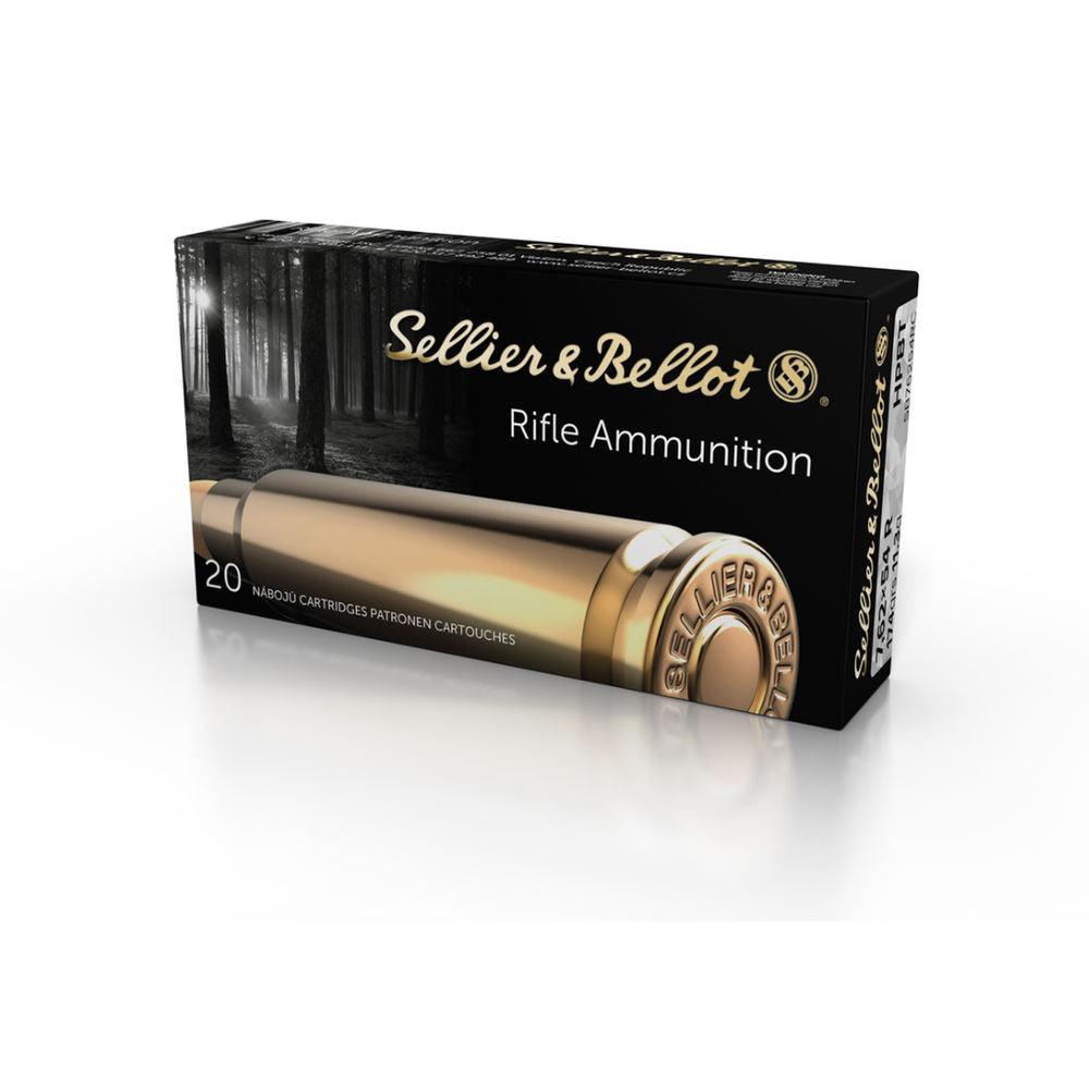 Sellier and Bellot Rifle 7.62x54mmR 174 gr BTHP ammo