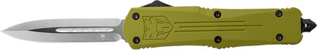 CobraTec Small FS3 OTF OD Green 3" D2 Dagger Knife