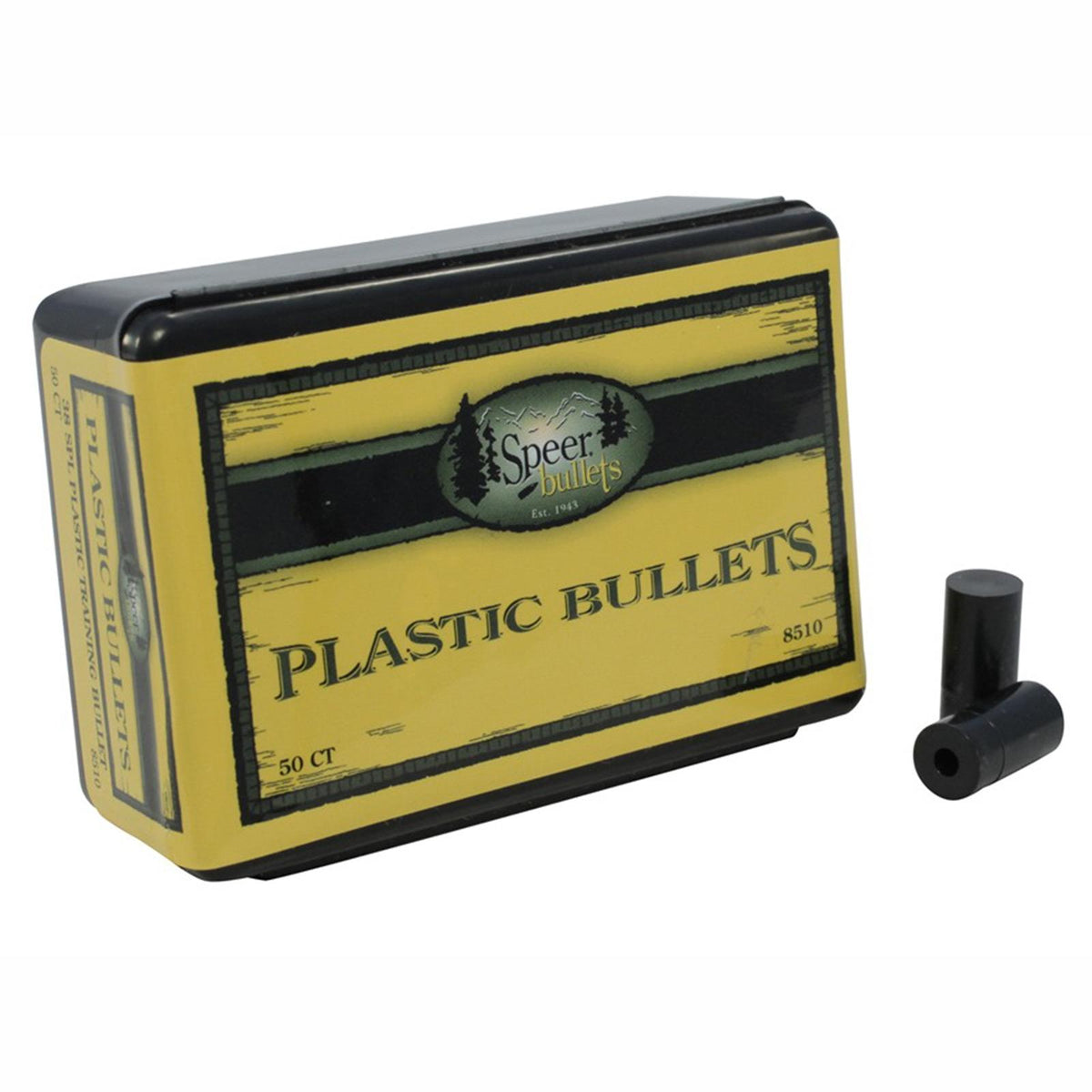 Speer Plastic Wadcutter Training Bullets .38 Cal 50-Pack