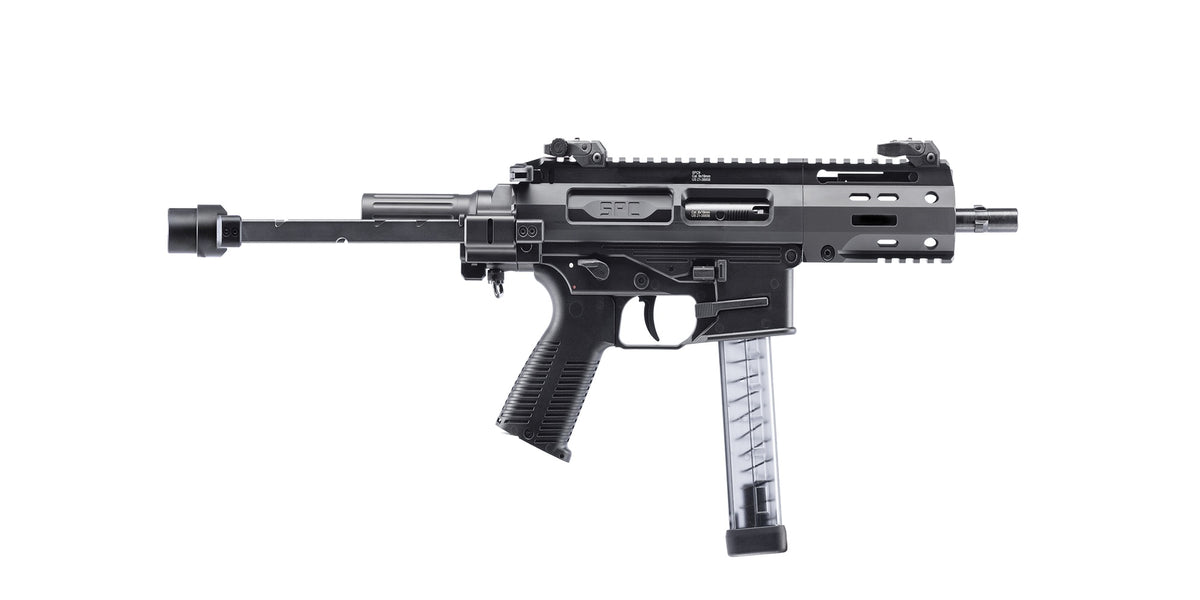 B&T Firearms BT-SPC9-PDW-PISTOL SPC PDW 9mm Luger 30+1 4.50" Black Threaded Barrel, Black Hardcoat Anodize Aluminum/Polymer Receiver w/Picatinny Rail, M-LOK Handguard, Black Telescoping Brace, Black