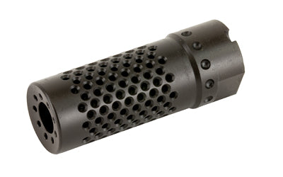 Spike's Tactical Dynacomp AK Muzzle Brake, 7.62x39mm, M14x1 LH Thread, Black Nitride Finish SAKD14M