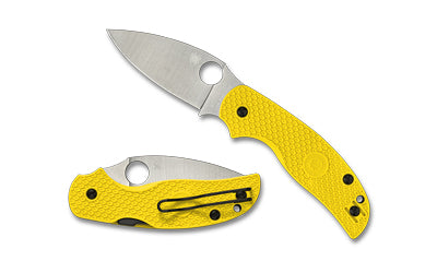 Spyderco Sage 5 Salt Folding Knife, 3" CPM MagnaCut Blade, Yellow FRN Handle C123PYL