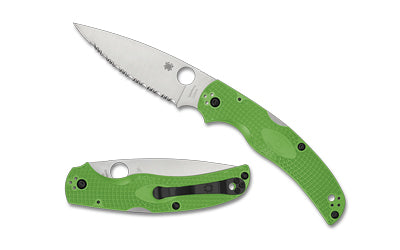 Spyderco Native Chief Lightweight Salt Folding Knife, 4.02" LC200N Blade, Green FRN C244SGR