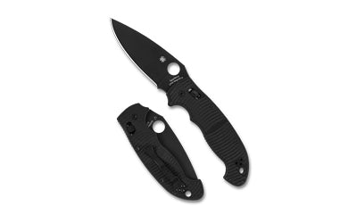 Spyderco Manix 2 XL Salt Folding Knife 3.85" Drop Point CPM MagnaCut Blade DLC Finish Black G-10 Handle Ball Bearing Lock C95GMCBKP2
