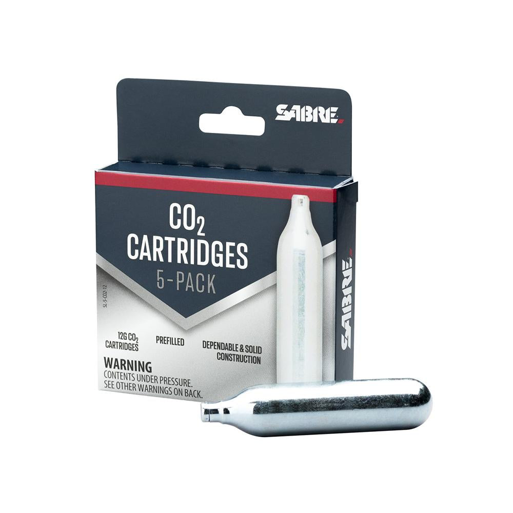 Sabre 12g CO2 Cartridge for Pepper Projectile Launcher 5-Pack