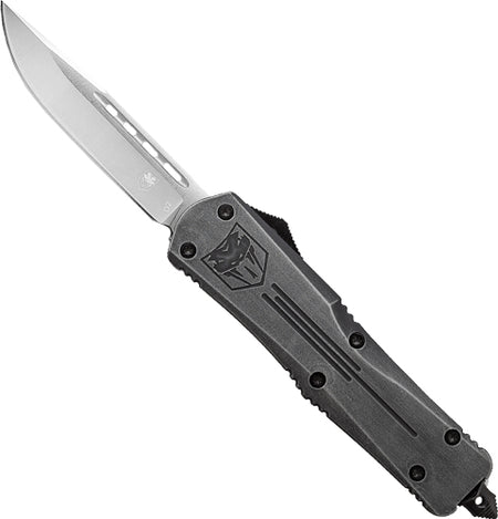 CobraTec Small FS3 OTF Stonewash 3" D2 Drop Point Knife