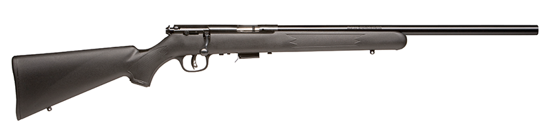 Savage Arms 96700 93R17 FV Full Size 17 HMR 5+1 21" Matte Blued Button-Rifled Carbon Steel Heavy Barrel, Matte Blued Carbon Steel Receiver, Factory-Installed Scope Bases, Matte Black Synthetic Stock,