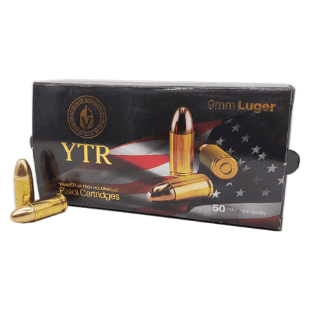 Troy  9mm Luger / Parabellum 124 gr FMJ ammo