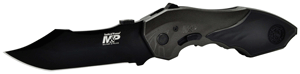 S&W M&P 2nd Gen 3.5" Bowie Style MAGIC Assist Folding Knife with Glass Break