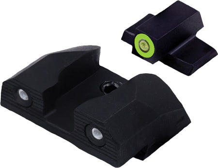 XS R3D 2.0 Green Tritium Standard Height Sight Set for S&W Bodyguard 2.0