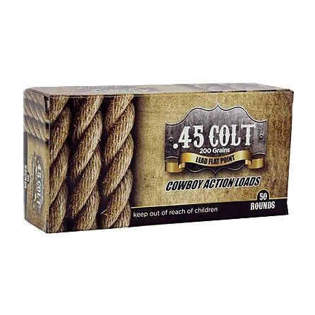 American Cowboy Handgun .45 Long Colt 200 gr Solid ammo
