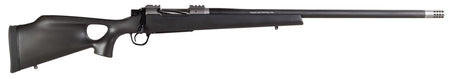 Christensen Arms 8010801000 Summit TI Full Size 7mm PRC 3+1, 26" Natural Titanium Steel Threaded Barrel, Natural Titanium Aluminum Receiver, Natural Carbon Fiber Thumbhole Stock