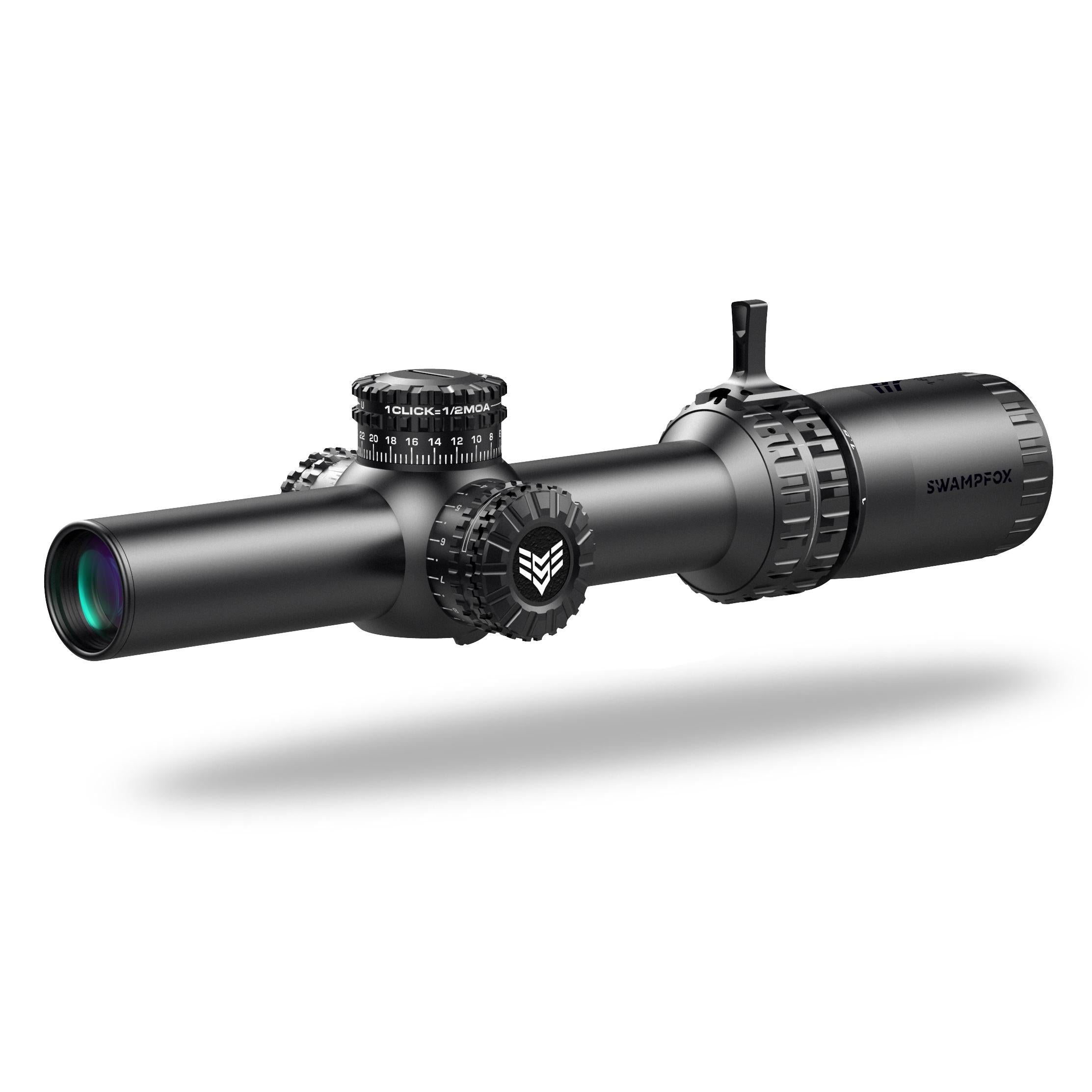 Swampfox Optics Arrowhead 1-8x24mm Guerrilla Dot MOA Long