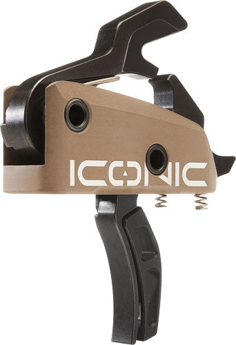 RISE Armament Iconic FDE 2-Stage Trigger for AR-15 with Pins