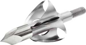 Flying Arrow Broadhead Toxic 100gr 7/8" Cut 3-Pack Silver