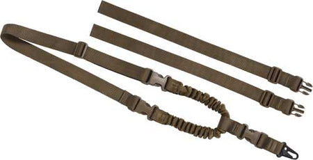 Tac Shield Single Point Shock Sling II Tactical Coyote Firearm Sling