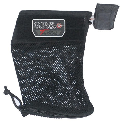 GPS Tactical AR-15 Brass Catcher Hook and Loop Attachment Black Nylon Mesh
