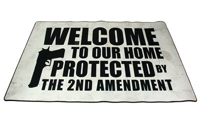 TekMat 2nd Amendment Door Mat, Black, 25"x42" TEK-42-2AMENDMENT-U