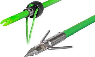 TRUGLO Bowfishing Speed Shot Arrow with Standard Point and Slide