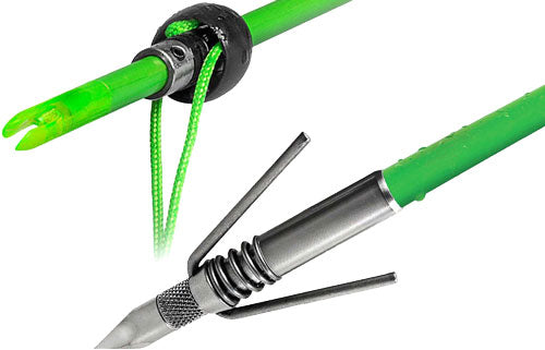 TRUGLO Bowfishing Speed Shot Arrow with Spring Fisher Point and Slide