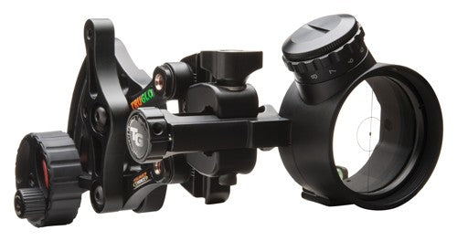 TruGlo Range Rover Pro Bow Sight with Green LED Dot Black