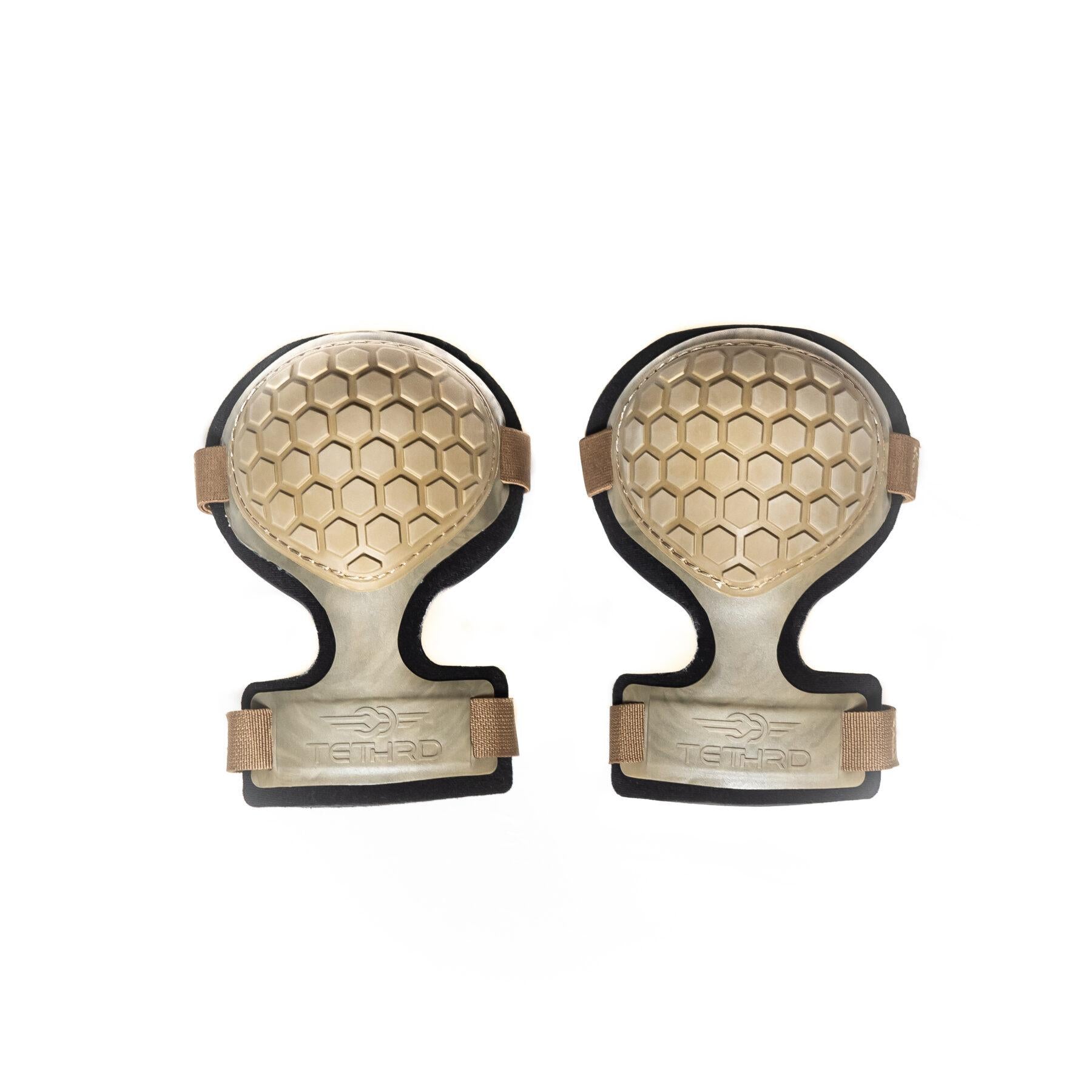Tethrd Saddle Hunting Knee Pads - Tan