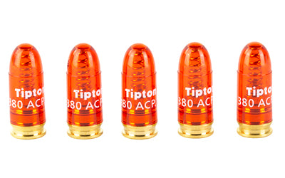 Tipton Snap Caps Translucent Red .380 ACP 5-Pack (337377)