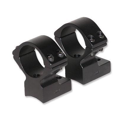 Talley Lightweight Alloy Scope Mounts - 1" High Black Anodized - Montana 1999 Winchester 70 Std Cal & Short Mag