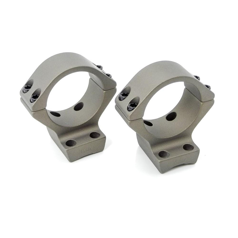 Talley Browning X-Bolt 20 MOA Scope Mounts - 30mm High - Long/Magnum Action - Smoked Bronze