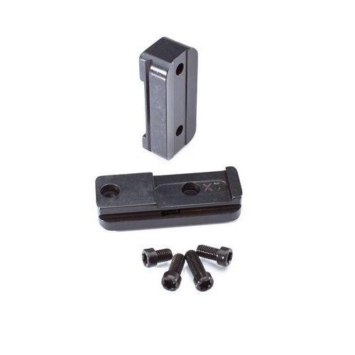 Talley Stainless Steel Scope Base for Kimber Model 84M - Black