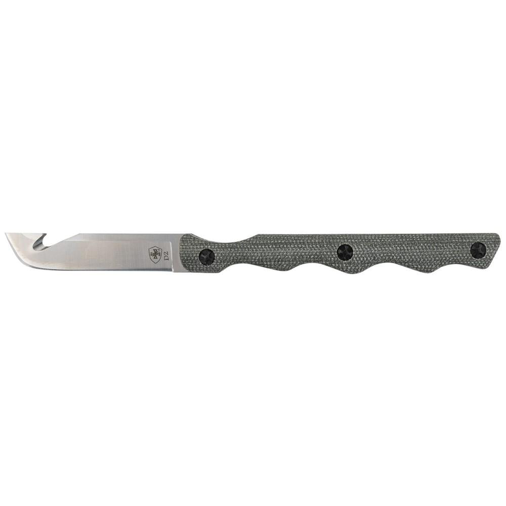 Templar Neck Knife Fixed Blade 2-2/5" Drop Point OD Green Handle