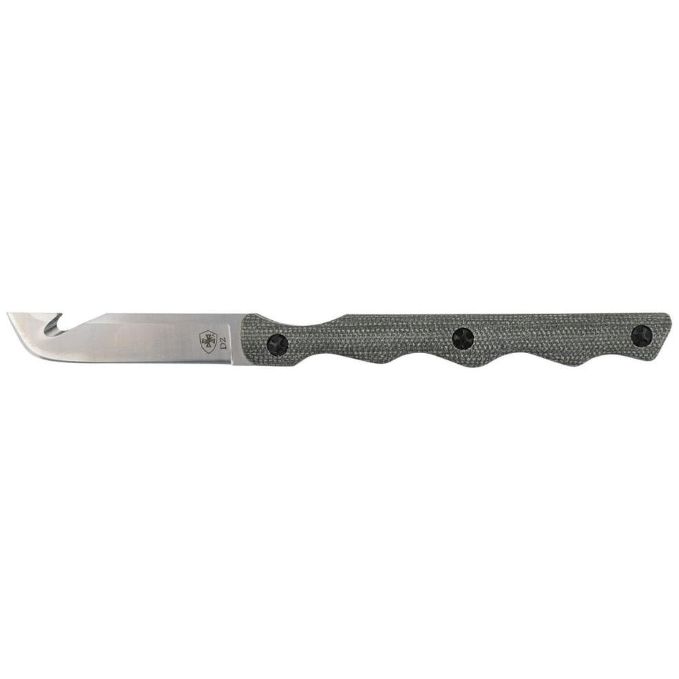 Templar Neck Knife Fixed Blade 2-2/5" Drop Point OD Green Handle